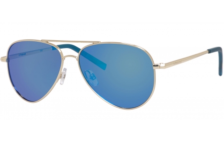 Gafas Junior - Polaroid Junior - PLD 8015/N - J5G (JY) GOLD // GREY BLUE MIRROR POLARIZED