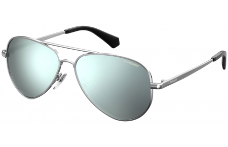 Gafas Junior - Polaroid Junior - PLD 8015/N/NEW - 010 (EX) PALLADIUM // GREY SILVER MIRROR POLARIZED