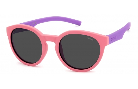 Gafas Junior - Polaroid Junior - PLD 8019/S - 35J (M9) PINK // GREY POLARIZED