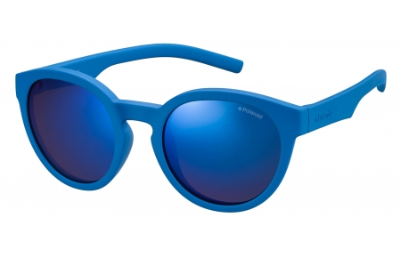 Gafas Junior - Polaroid Junior - PLD 8019/S - ZDI (JY) BLUE // GREY BLUE MIRROR POLARIZED