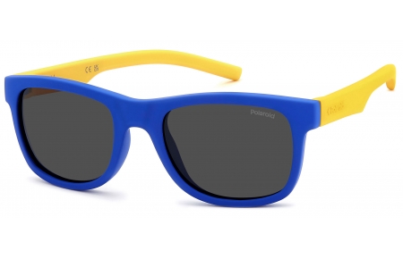 Gafas Junior - Polaroid Junior - PLD 8020/S - DCD (M9) BLUE YELLOW // GREY POLARIZED