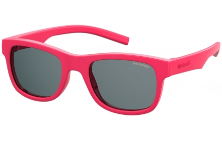 Gafas Junior - Polaroid Junior - PLD 8020/S/SM - 35J (M9)  PINK // GREY POLARIZED