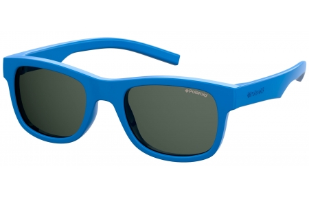 Gafas Junior - Polaroid Junior - PLD 8020/S/SM - PJP (M9)  BLUE // GREY POLARIZED