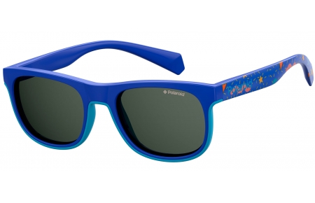 Gafas Junior - Polaroid Junior - PLD 8035/S - PJP (M9) BLUE // GREY POLARIZED