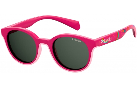 Gafas Junior - Polaroid Junior - PLD 8036/S - MU1 (M9) FUCHSIA // GREY POLARIZED