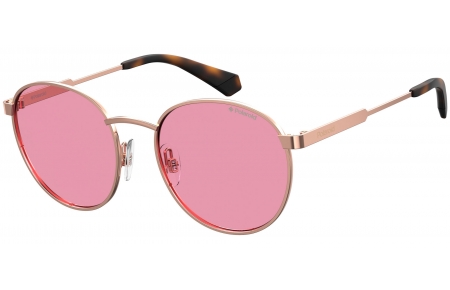 Gafas Junior - Polaroid Junior - PLD 8039/S - DDB (0F) GOLD COPPER // PINK POLARIZED