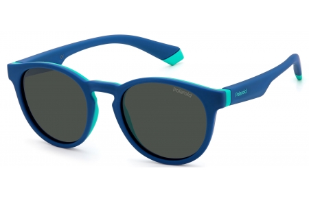 Gafas Junior - Polaroid Junior - PLD 8048/S - 465 (M9) AZURE GREEN // GREY POLARIZED