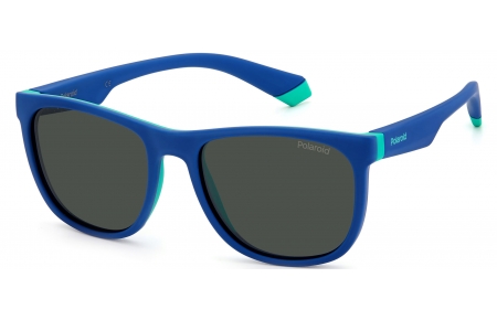 Gafas Junior - Polaroid Junior - PLD 8049/S - 465 (M9) AZURE GREEN // GREY POLARIZED