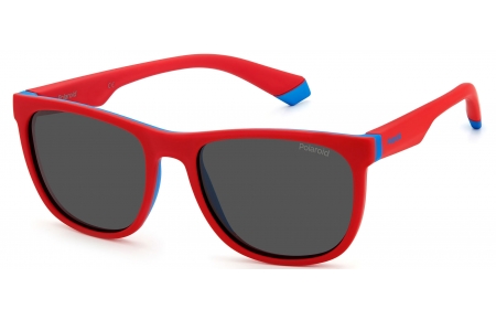 Gafas Junior - Polaroid Junior - PLD 8049/S - 4E3 (M9) RED BLUE // GREY POLARIZED