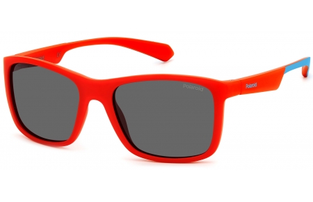 Gafas Junior - Polaroid Junior - PLD 8053/S - 4E3 (M9) RED BLUE // GREY POLARIZED