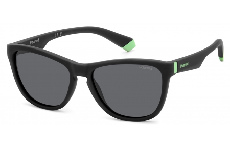 Gafas Junior - Polaroid Junior - PLD 8056/S - 003 (M9) MATTE BLACK // GREY POLARIZED