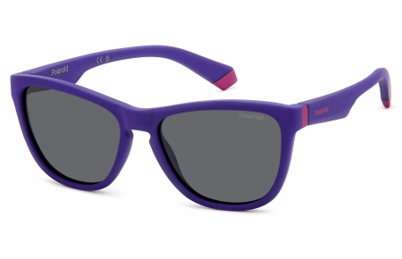 Gafas Junior - Polaroid Junior - PLD 8056/S - 1JZ (M9) MATTE VIOLET // GREY POLARIZED