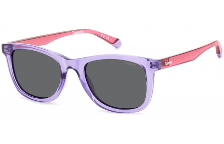 Gafas Junior - Polaroid Junior - PLD 8060/S - 789 (M9) LILAC // GREY POLARIZED