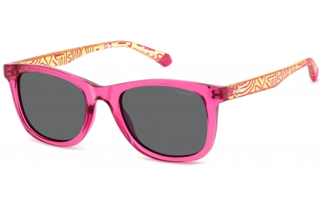 Gafas Junior - Polaroid Junior - PLD 8060/S - MU1 (M9) FUCHSIA // GREY POLARIZED
