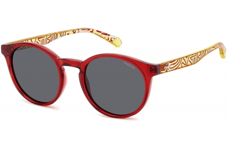 Gafas Junior - Polaroid Junior - PLD 8061/S - AHY (M9) RED YELLOW // GREY POLARIZED