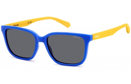 Gafas Junior - Polaroid Junior - PLD 8063/S - DCD (M9) BLUE YELLOW // GREY POLARIZED