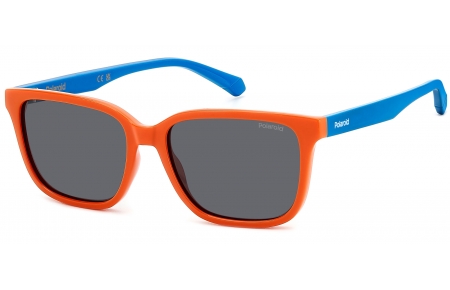 Gafas Junior - Polaroid Junior - PLD 8063/S - L7Q (M9) ORANGE // GREY POLARIZED