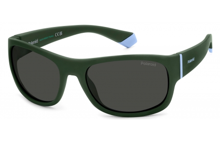 Gafas Junior - Polaroid Junior - PLD 8064/S - 1ED (M9) GREEN // GREY POLARIZED