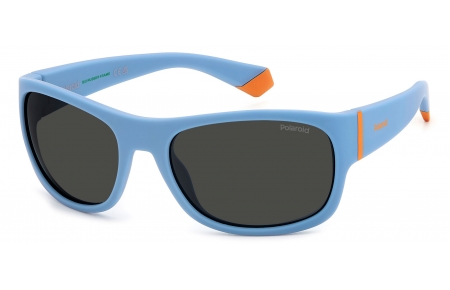 Gafas Junior - Polaroid Junior - PLD 8064/S - MVU (M9) AZURE // GREY POLARIZED