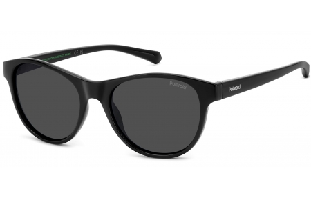 Gafas Junior - Polaroid Junior - PLD 8066/S - 807 (M9) BLACK // GREY POLARIZED