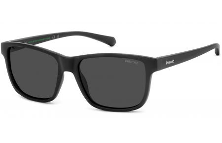 Gafas Junior - Polaroid Junior - PLD 8067/S - 003 (M9) MATTE BLACK // GREY POLARIZED