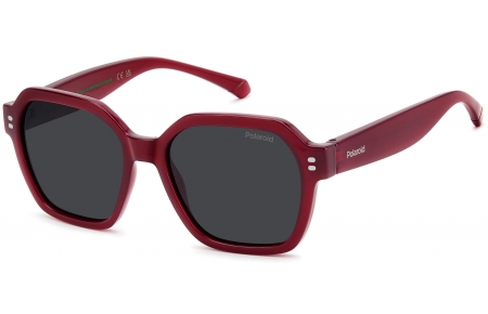 Gafas Junior - Polaroid Junior - PLD 8069/S - 8CQ (M9) CHERRY // GREY POLARIZED