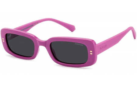 Gafas Junior - Polaroid Junior - PLD 8071/S - MU1 (M9) FUCHSIA // GREY POLARIZED