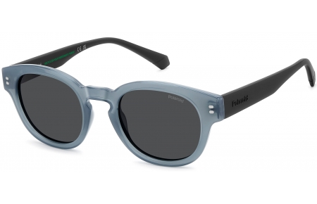 Gafas Junior - Polaroid Junior - PLD 8072/S - PJP (M9) BLUE // GREY POLARIZED