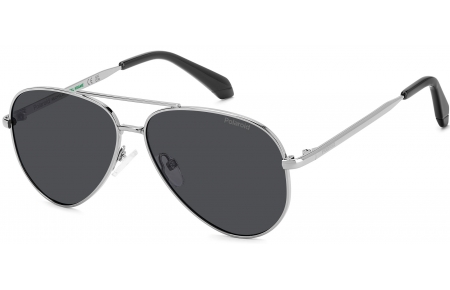Gafas Junior - Polaroid Junior - PLD 8073/S - GUA (M9) RUTHENIUM GREY // GREY POLARIZED