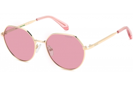 Gafas Junior - Polaroid Junior - PLD 8074/S - EYR (0F) GOLD PINK // PINK POLARIZED