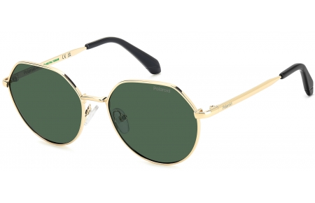 Gafas Junior - Polaroid Junior - PLD 8074/S - J5G (UC) GOLD // GREEN POLARIZED