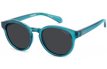 Gafas Junior - Polaroid Junior - PLD 8075/S - ZI9 (M9) TEAL // GREY POLARIZED