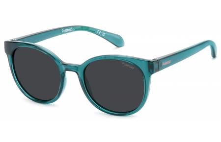 Gafas Junior - Polaroid Junior - PLD 8076/S - ZI9 (M9) TEAL // GREY POLARIZED