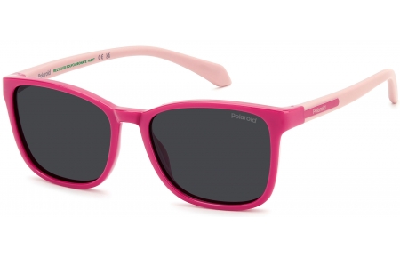 Gafas Junior - Polaroid Junior - PLD 8077/S - 35J (M9) PINK // GREY POLARIZED