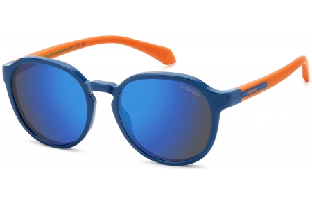 Gafas Junior - Polaroid Junior - PLD 8078/S - PJP (5X) BLUE // BLUE MIRROR POLARIZED