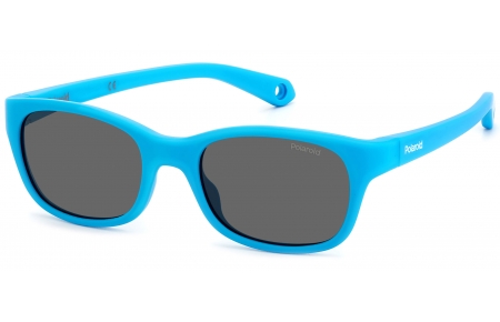 Gafas Junior - Polaroid Junior - PLD K006/S - MVU (M9) AZURE // GREY POLARIZED