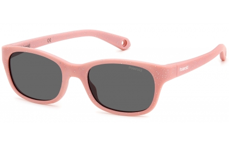 Gafas Junior - Polaroid Junior - PLD K006/S - W66 (M9) PINK GLITTER // GREY POLARIZED