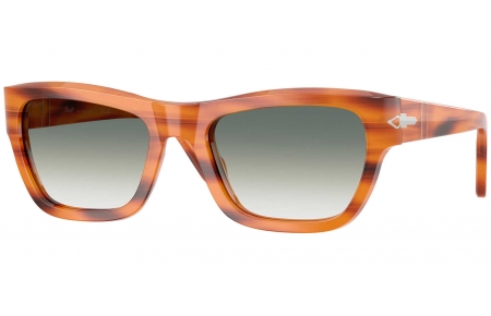 Gafas de Sol - Persol - PO0091S - 960/3A STRIPED BROWN // GREEN GRADIENT TRANSPARENT