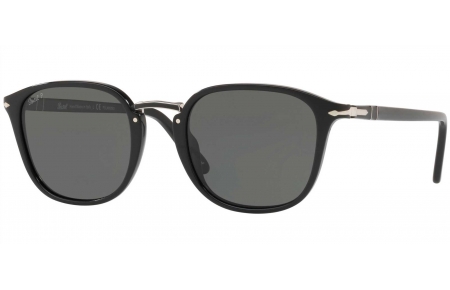 Gafas de Sol - Persol - PO3186S - 95/58 BLACK // GREEN POLARIZED