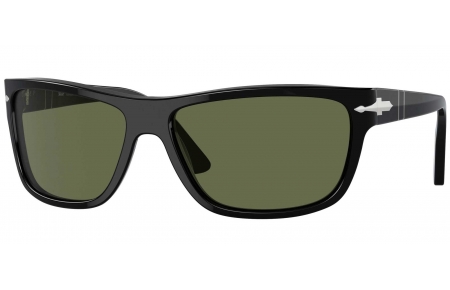 Gafas de Sol - Persol - PO3342S - 95/58 BLACK // GREEN POLARIZED