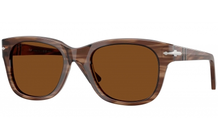 Gafas de Sol - Persol - PO3372S - 120857  STRIPED BROWN // BROWN POLARIZED