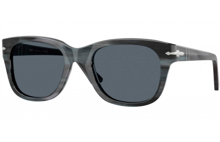 Gafas de Sol - Persol - PO3372S - 1224R5  STRIPED GREY // BLUE