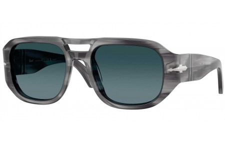Gafas de Sol - Persol - PO3373S VINCENT - 1192S3  STRIPED GREY // DARK BLUE GRADIENT POLARIZED