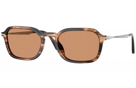 Gafas de Sol - Persol - PO3381S - 123653  STRIPED BLACK BROWN // BROWN