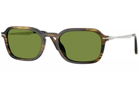 Gafas de Sol - Persol - PO3381S - 12374E  STRIPED BLACK OLIVE GREEN // GREEN