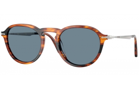 Gafas de Sol - Persol - PO3383S - 123556  STRIPED BLACK BROWN // BLUE