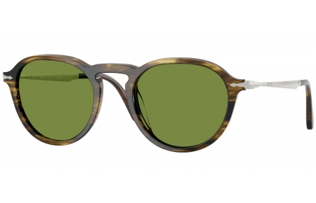 Gafas de Sol - Persol - PO3383S - 12374E  STRIPED BLACK OLIVE GREEN // GREEN