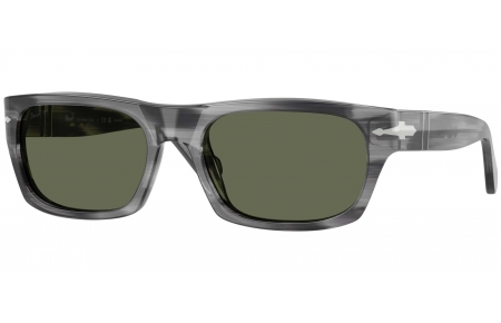 Gafas de Sol - Persol - PO3398S - 119258  STRIPED GREY // GREEN POLARIZED