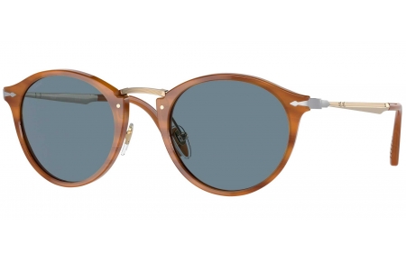 Gafas de Sol - Persol - PO3166S - 960/56 STRIPED BROWN // LIGHT BLUE