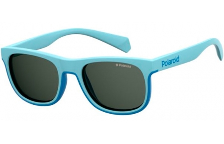 Frames Junior - Polaroid Junior - PLD 8035/S - MVU (M9) AZURE // GREY POLARIZED